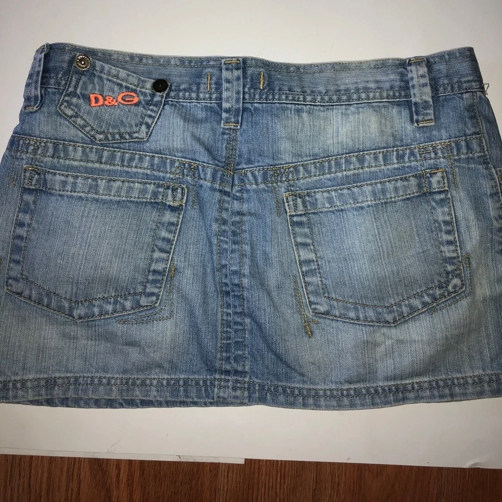 D&G mini jean skirt!